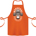 Work Hard Gym Training Top Workout Weights Cotton Apron 100% Organic Orange