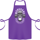 Work Hard Gym Training Top Workout Weights Cotton Apron 100% Organic Purple