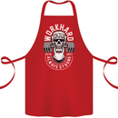Work Hard Gym Training Top Workout Weights Cotton Apron 100% Organic Red