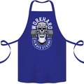 Work Hard Gym Training Top Workout Weights Cotton Apron 100% Organic Royal Blue