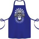 Work Hard Gym Training Top Workout Weights Cotton Apron 100% Organic Royal Blue