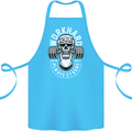 Work Hard Gym Training Top Workout Weights Cotton Apron 100% Organic Turquoise