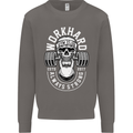 Work Hard Gym Training Top Workout Weights Mens Sweatshirt Jumper Charcoal