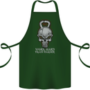 Work Hard Train Harder Training Top Workout Cotton Apron 100% Organic Forest Green