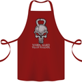 Work Hard Train Harder Training Top Workout Cotton Apron 100% Organic Maroon