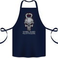 Work Hard Train Harder Training Top Workout Cotton Apron 100% Organic Navy Blue