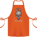 Work Hard Train Harder Training Top Workout Cotton Apron 100% Organic Orange