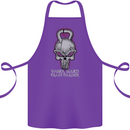 Work Hard Train Harder Training Top Workout Cotton Apron 100% Organic Purple