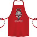 Work Hard Train Harder Training Top Workout Cotton Apron 100% Organic Red