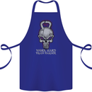 Work Hard Train Harder Training Top Workout Cotton Apron 100% Organic Royal Blue