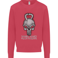 Work Hard Train Harder Training Top Workout Mens Sweatshirt Jumper Heliconia