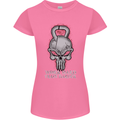 Work Hard Train Harder Training Top Workout Womens Petite Cut T-Shirt Azalea
