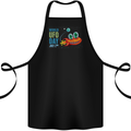 World UFO Day Aliens Cotton Apron 100% Organic Black