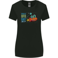 World UFO Day Aliens Womens Wider Cut T-Shirt Black