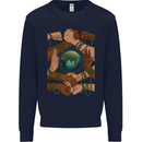 World of Peace Black Lives Matter LGBT Kids Sweatshirt Jumper Navy Blue