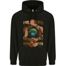 World of Peace Black Lives Matter LGBT Mens 80% Cotton Hoodie Black