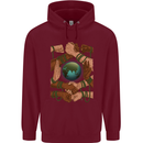World of Peace Black Lives Matter LGBT Mens 80% Cotton Hoodie Maroon