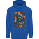 World of Peace Black Lives Matter LGBT Mens 80% Cotton Hoodie Royal Blue