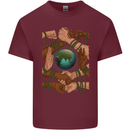 World of Peace Black Lives Matter LGBT Mens Cotton T-Shirt Tee Top Maroon