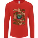 World of Peace Black Lives Matter LGBT Mens Long Sleeve T-Shirt Red