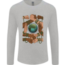World of Peace Black Lives Matter LGBT Mens Long Sleeve T-Shirt Sports Grey