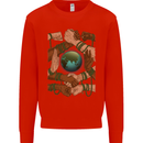 World of Peace Black Lives Matter LGBT Mens Sweatshirt Jumper Bright Red
