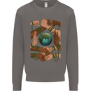 World of Peace Black Lives Matter LGBT Mens Sweatshirt Jumper Charcoal