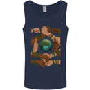 World of Peace Black Lives Matter LGBT Mens Vest Tank Top Navy Blue