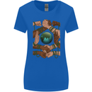 World of Peace Black Lives Matter LGBT Womens Wider Cut T-Shirt Royal Blue