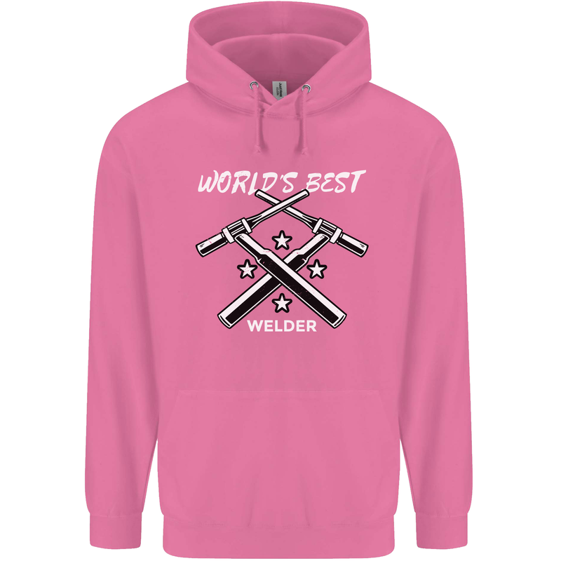 World's Best Welder Welding Childrens Kids Hoodie Azalea