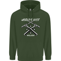 World's Best Welder Welding Childrens Kids Hoodie Forest Green