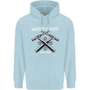 World's Best Welder Welding Childrens Kids Hoodie Light Blue