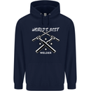 World's Best Welder Welding Childrens Kids Hoodie Navy Blue