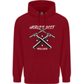 World's Best Welder Welding Childrens Kids Hoodie Red
