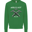 World's Best Welder Welding Kids Sweatshirt Jumper Irish Green