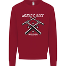 World's Best Welder Welding Kids Sweatshirt Jumper Red