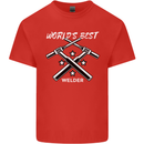 World's Best Welder Welding Kids T-Shirt Childrens Red