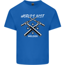World's Best Welder Welding Kids T-Shirt Childrens Royal Blue