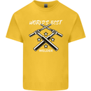 World's Best Welder Welding Kids T-Shirt Childrens Yellow
