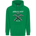World's Best Welder Welding Mens 80% Cotton Hoodie Irish Green