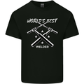 World's Best Welder Welding Mens Cotton T-Shirt Tee Top Black