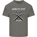 World's Best Welder Welding Mens Cotton T-Shirt Tee Top Charcoal