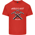 World's Best Welder Welding Mens Cotton T-Shirt Tee Top Red