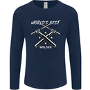 World's Best Welder Welding Mens Long Sleeve T-Shirt Navy Blue
