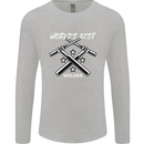 World's Best Welder Welding Mens Long Sleeve T-Shirt Sports Grey