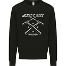 World's Best Welder Welding Mens Sweatshirt Jumper Black