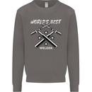 World's Best Welder Welding Mens Sweatshirt Jumper Charcoal