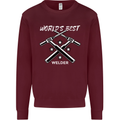 World's Best Welder Welding Mens Sweatshirt Jumper Maroon