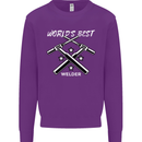 World's Best Welder Welding Mens Sweatshirt Jumper Purple