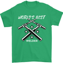 World's Best Welder Welding Mens T-Shirt 100% Cotton Irish Green